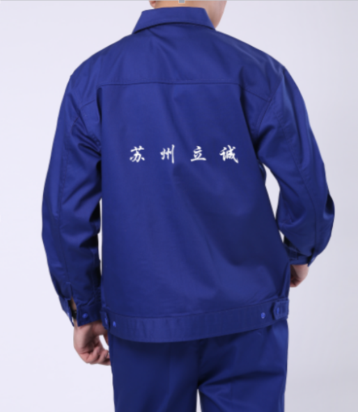 工作制服后背效果圖